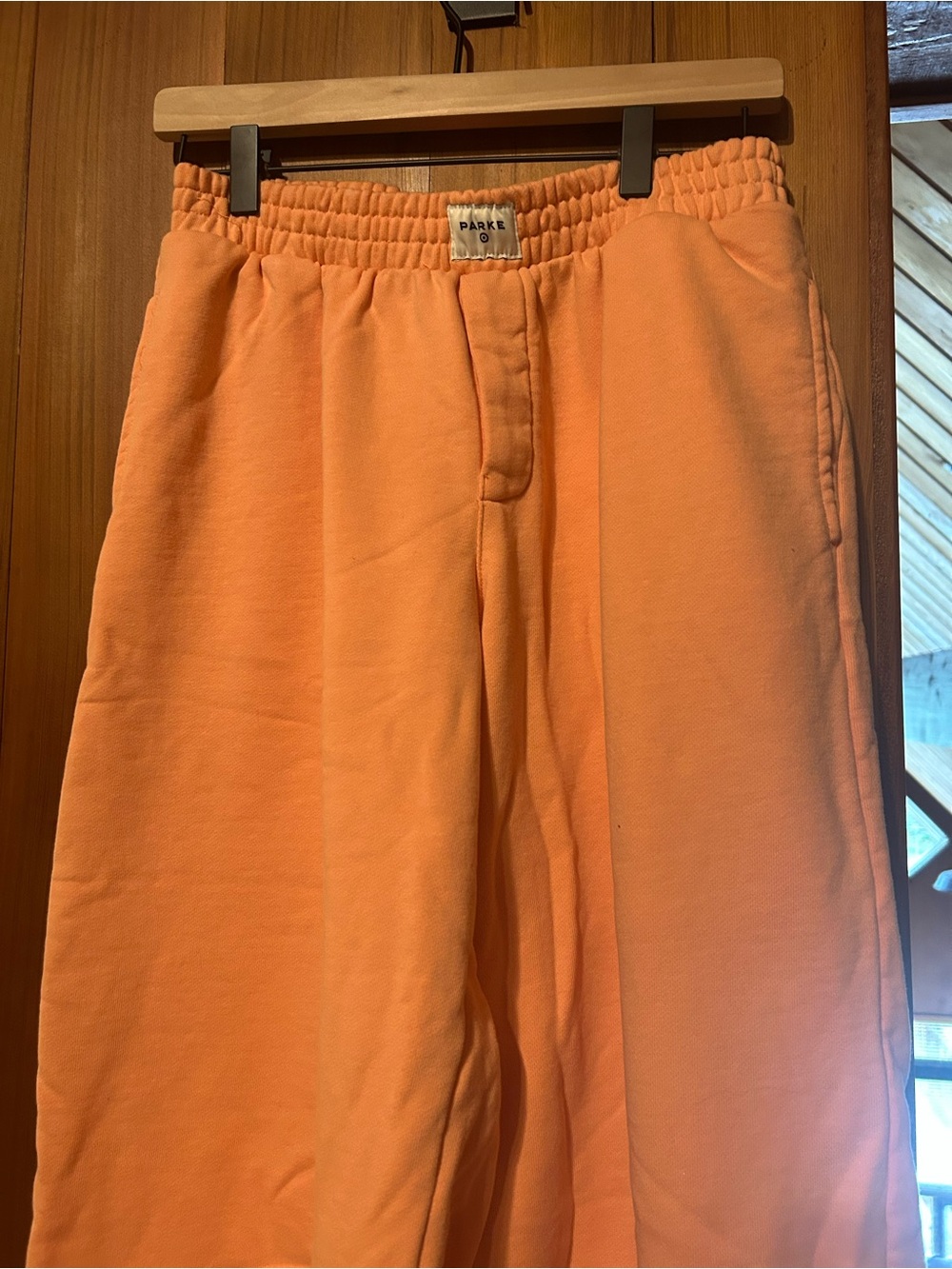 Parke x Target Wide-Leg Pull-On Pants in Peach - Picture 4 of 5